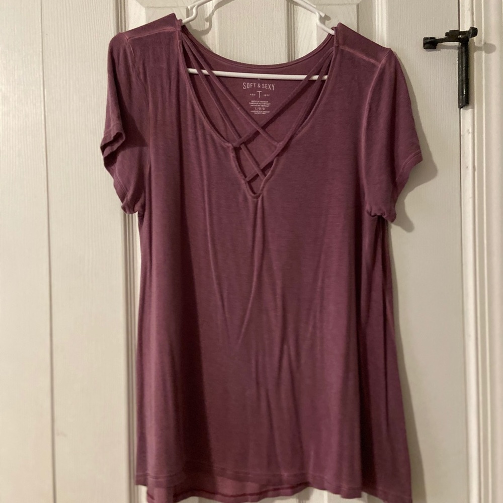 purple tee AE